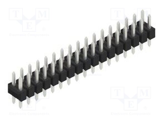Connector: pin strips; pin header; male; PIN: 34; 2.54mm; THT; 2x17