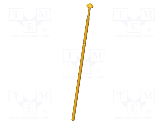 Needle-like test probe; Operational spring compression: 2mm