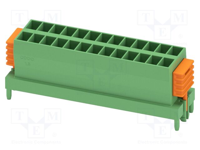 PCB direct plug, nominal cross section: 1.5 mm?, color: gree