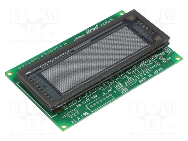 Display: VFD; graphical; 140x32; 350cd/m2; Temp: -40÷85°C; PIN: 21