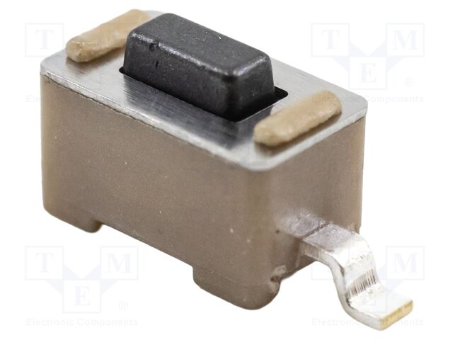 Microswitch TACT; SPST-NO; Pos: 2; 0.05A/12VDC; SMT; 2.55N; 4.3mm