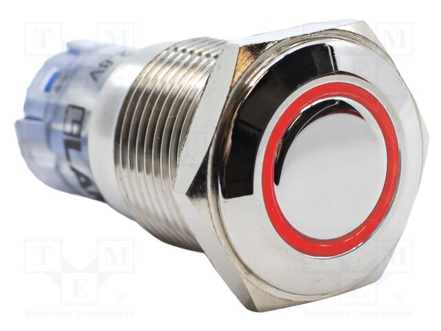 Switch: vandal resistant; Pos: 2; DPDT; 2A/48VDC; IP40; ON-(ON)