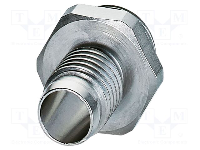 For panel mounting,rear side nut; threaded joint; Gasket: FKM