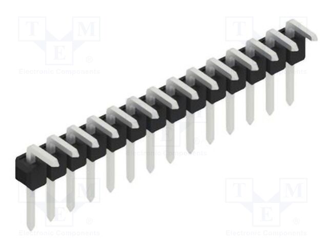 Connector: pin strips; pin header; male; PIN: 14; 2.54mm; THT; 1x14