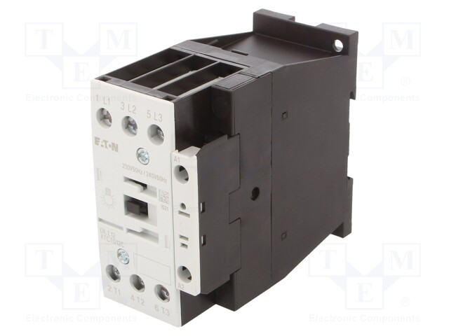 Contactor: 3-pole; NO x3; 230VAC; 12A; DIN,on panel; DILL12; 690V