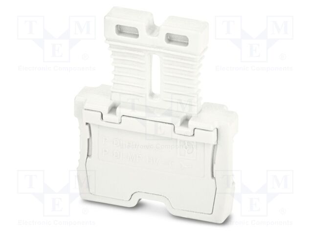 Connector: plug-in; PA; L: 25.5mm; W: 6.3mm; H: 22.4mm; Body: white