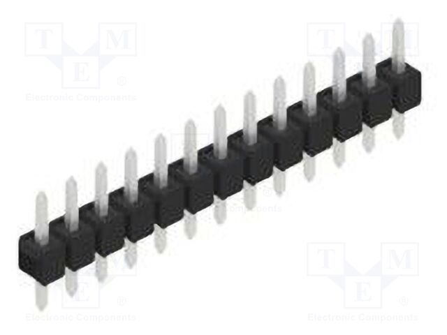 Connector: pin strips; pin header; male; PIN: 13; 2.54mm; THT; 1x13