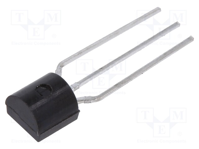 Transistor: NPN; bipolar; 45V; 0.8A; 625mW; TO92