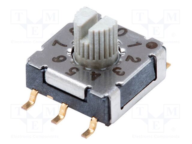 Encoding switch; DEC/BCD; Pos: 10; SMT; Rcont max: 100mΩ; Mat: LCP
