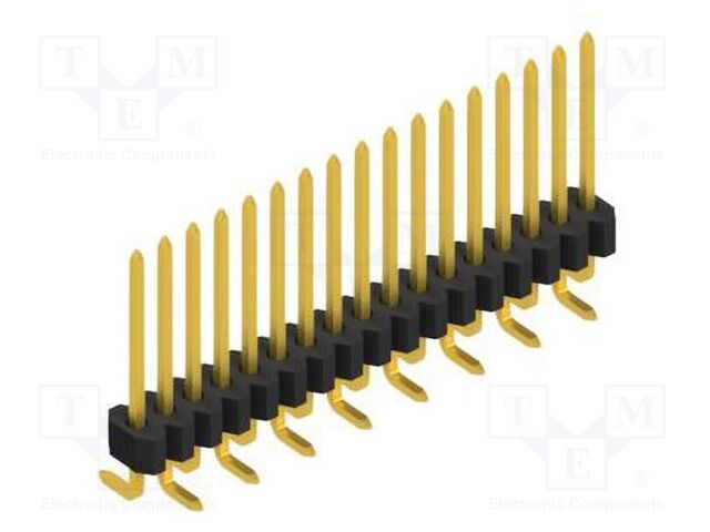 Connector: pin strips; pin header; male; PIN: 17; 1.27mm; SMT; 1x17
