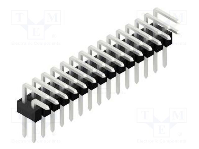 Connector: pin strips; pin header; male; PIN: 30; 2.54mm; THT; 2x15