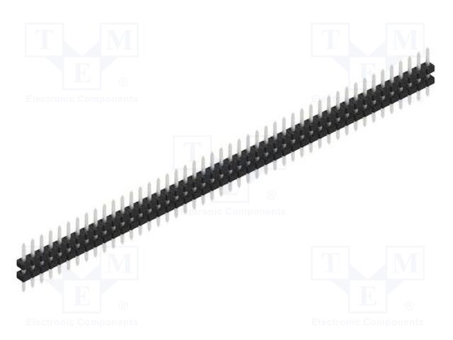 Connector: pin strips; pin header; male; PIN: 46; 2mm; THT; 1x46