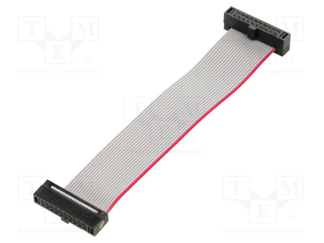 Ribbon cable with IDC connectors; Tape ph: 0.64mm; 76.2mm