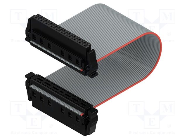 Ribbon cable with IDC connectors; Contacts ph: 1.27mm; PIN: 2x20