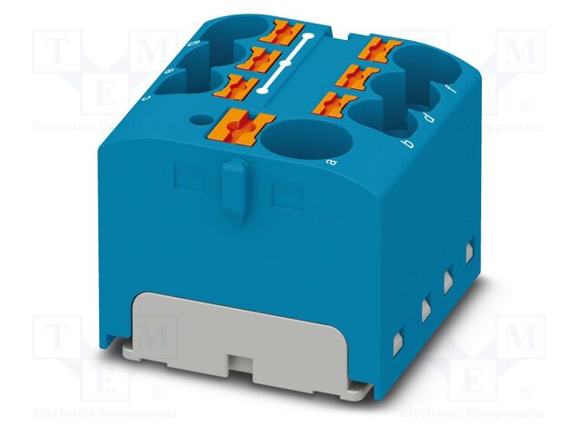 Splice terminal: rail; 32A; 450V; push-in; PA; L: 21.7mm; 0.2÷6mm2