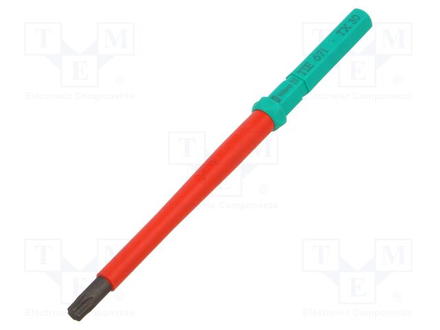 Interchangeable blade; Torx®; insulated; TX30; 157mm; 1kVAC