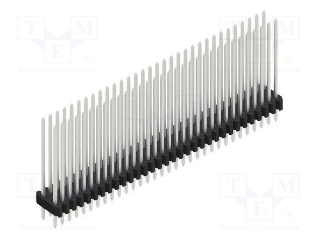 Connector: pin strips; pin header; male; PIN: 64; 1.27mm; THT; 2x32