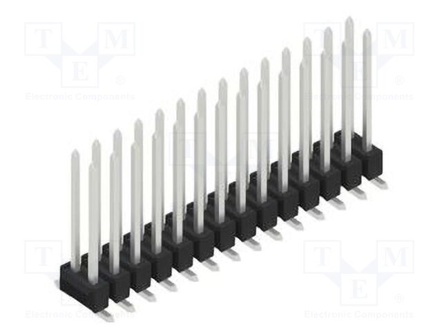 Connector: pin strips; pin header; male; PIN: 28; 2.54mm; SMT; 2x14