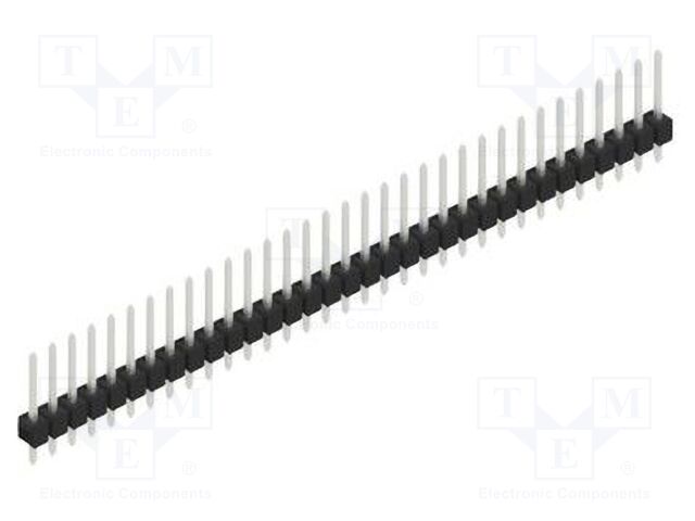 Connector: pin strips; pin header; male; PIN: 33; 2.54mm; THT; 1x33