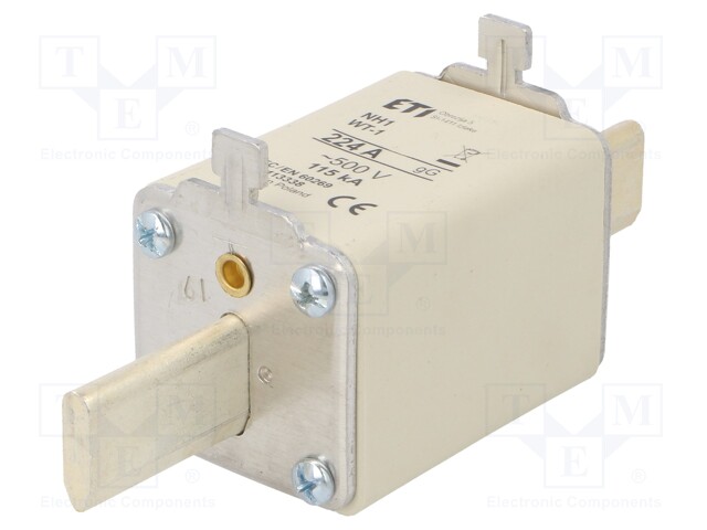 Fuse: fuse; gG; 224A; 500VAC; ceramic,industrial; NH1; WT-NH