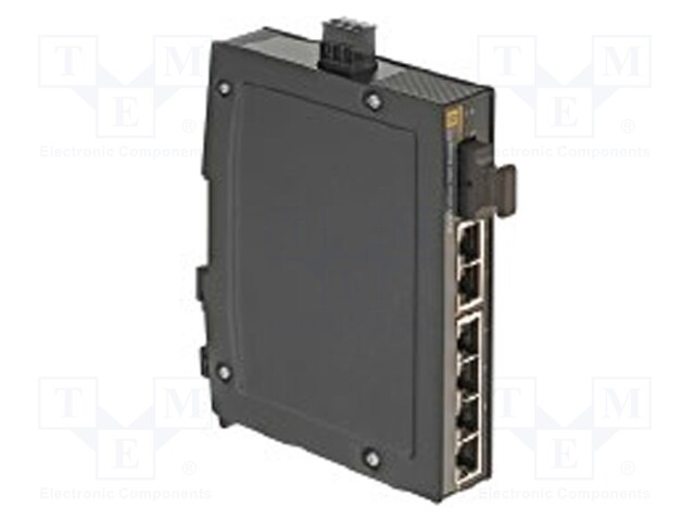 Industrial module: switch Ethernet; unmanaged; 9÷60VDC; RJ45,SC