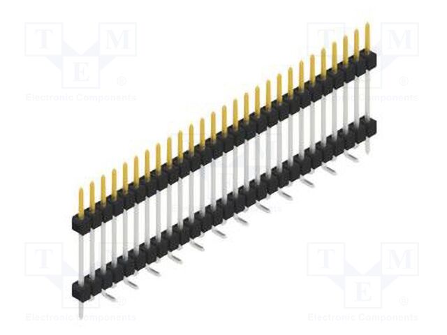 Connector: pin strips; pin header; male; PIN: 27; 2.54mm; SMT; 1x27