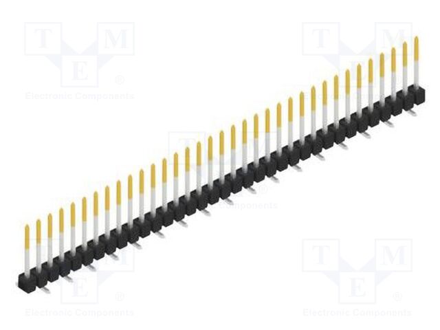 Connector: pin strips; pin header; male; PIN: 35; 2.54mm; SMT; 1x35