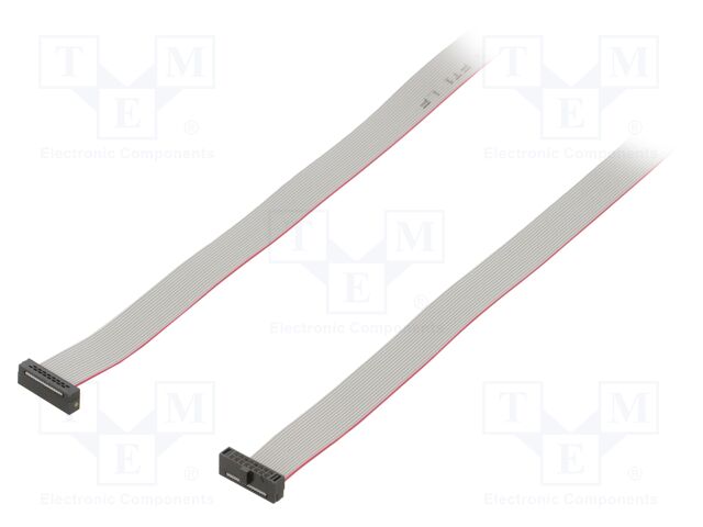 Ribbon cable with IDC connectors; Tape ph: 0.64mm; 914.4mm