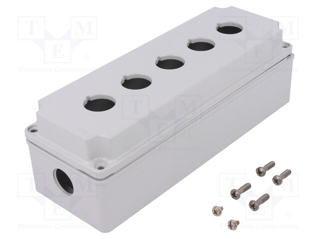 Enclosure: for remote controller; X: 80mm; Y: 230mm; Z: 73mm; grey