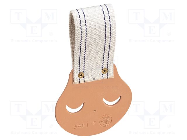 Tag; bronze; leather; flat key,tool belt