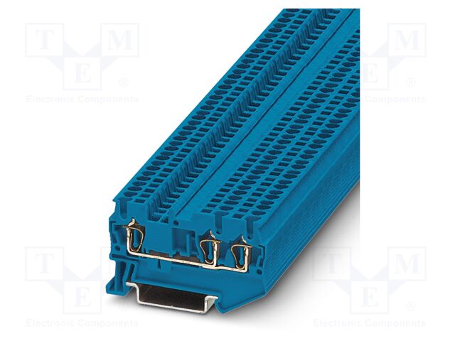 Splice terminal: rail; ST; 17.5A; 500V; spring clamp; PA; W: 4.2mm