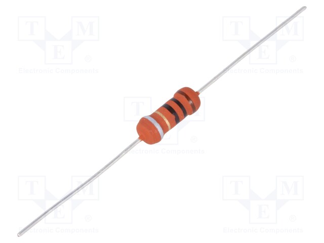 Resistor: metal film; fusible; THT; 10Ω; 2W; ±10%; Ø5x12mm; axial