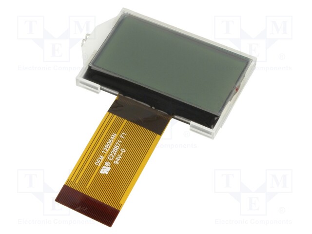 Display: LCD; graphical; 128x64; FSTN Positive; 52.5x32.7x5.3mm