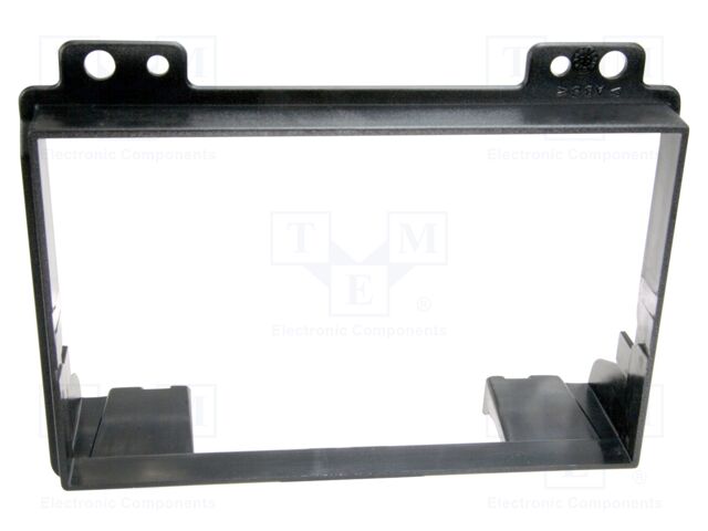 Radio frame; Ford; 2 DIN; black