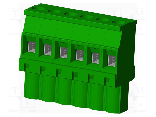 Connector: pluggable terminal block; plug; female; angled 90°