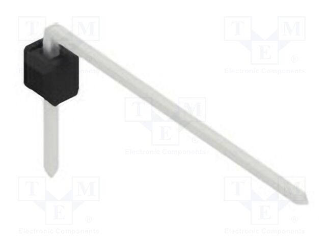 Connector: pin strips; pin header; male; PIN: 1; 2.54mm; THT; 1x1