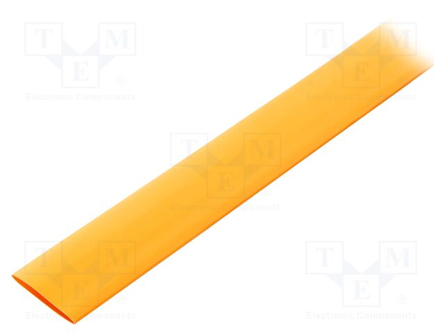 Heat shrink sleeve; glueless; 2: 1; 32mm; L: 1m; orange; polyolefine