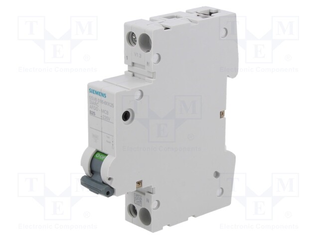 Circuit Breaker, MCB, 5SV6, 1P+N, 6 kA, 230 V, 25 A