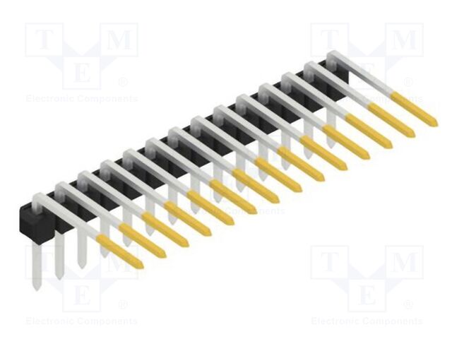 Connector: pin strips; pin header; male; PIN: 14; 2.54mm; THT; 1x14