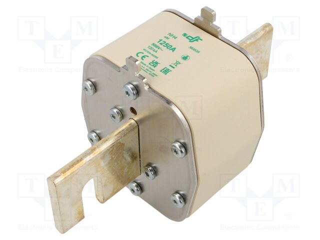 Fuse: fuse; aM; 1.25kA; 500VAC; NH4