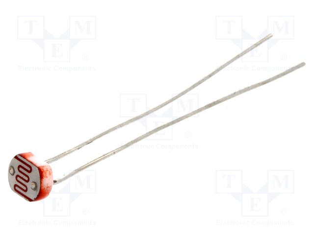 Photoresistor; 90mW; 5÷10kΩ; 540nm; Mounting: THT; 100VDC; ØLED: 5mm