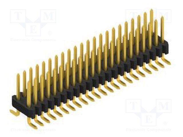 Connector: pin strips; pin header; male; PIN: 44; 1.27mm; SMT; 2x22