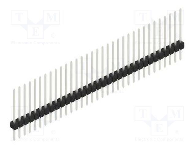 Connector: pin strips; pin header; male; PIN: 33; 2.54mm; THT; 1x33