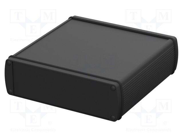 Enclosure: with panel; ALUBOS 1600; X: 169mm; Y: 150mm; Z: 52mm; IP65