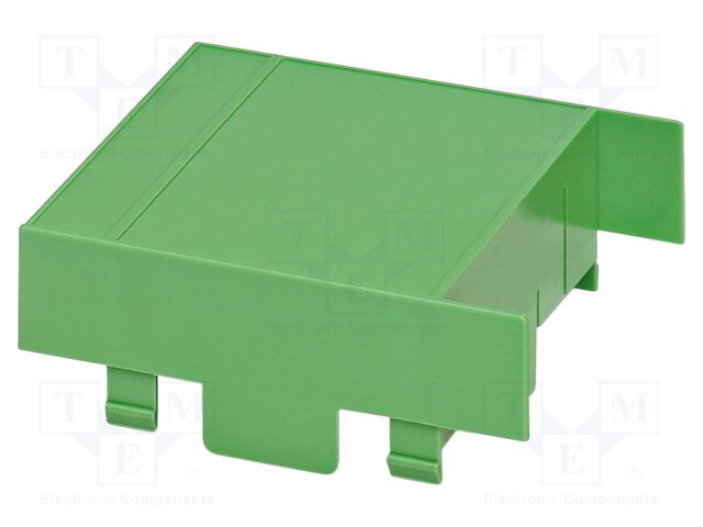Upper housing; green; UL94V-0; EG 67,5; polycarbonate; X: 67.5mm
