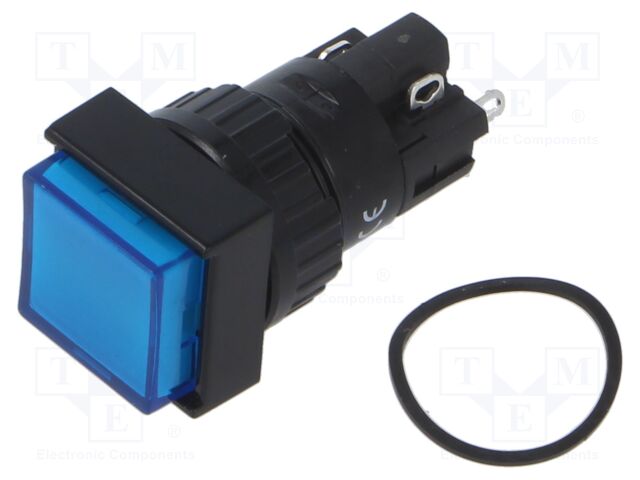 Switch: push-button; Pos: 2; SPDT; 2A/220VAC; 0.1A/220VDC; ON-(ON)