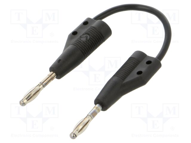 Test lead; 60VDC; 30VAC; 6A; banana plug with axial socket 2mm