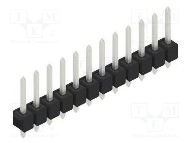 Connector: pin strips; pin header; male; PIN: 12; 2.54mm; THT; 1x12