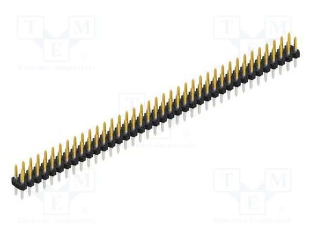 Connector: pin strips; pin header; male; PIN: 76; 2mm; THT; 2x38