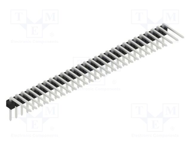 Connector: pin strips; pin header; male; PIN: 28; 2.54mm; THT; 1x28